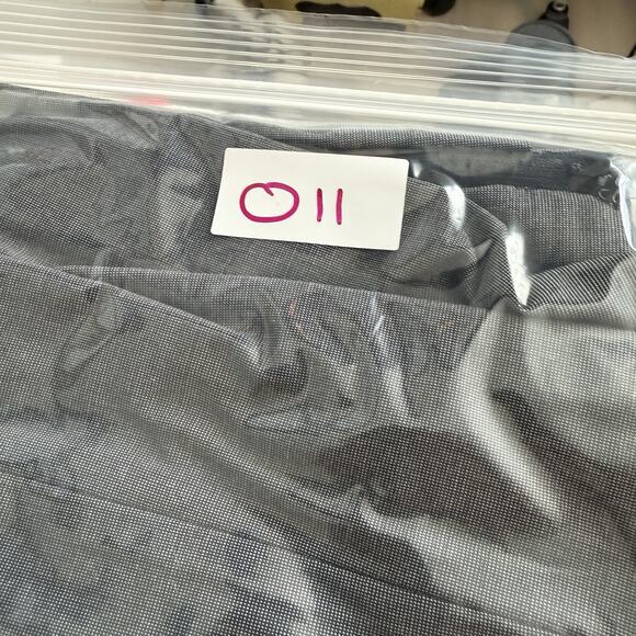 H&M Women’s Short Sleeve Gray Knee Length Dress Sz 8 Dainty Career Lined Office - Picture 8 of 9